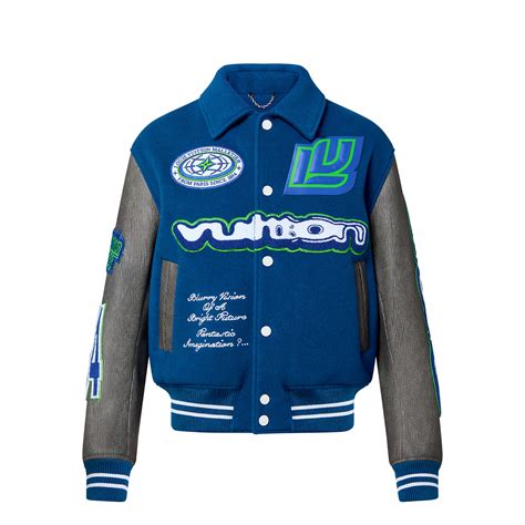 louis vuitton embroidered varsity blouson